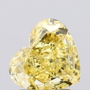 1.65 carat,  colour, SI1 clarity, Heart shape, Lab Grown Diamond.