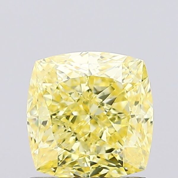 1.3 carat,  colour, VS2 clarity, Cushion shape, Lab Grown Diamond.