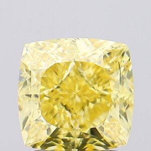 2.21 carat,  colour, SI1 clarity, Cushion shape, Lab Grown Diamond.