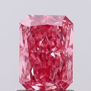 1.17 carat,  colour, VS2 clarity, Radiant shape, Lab Grown Diamond.