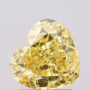 1.41 carat,  colour, VS2 clarity, Heart shape, Lab Grown Diamond.