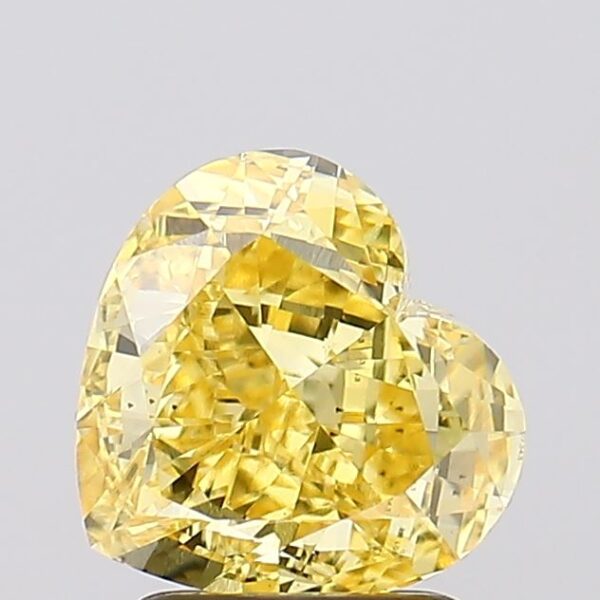 2.26 carat,  colour, VS2 clarity, Heart shape, Lab Grown Diamond.