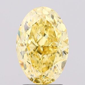 2.82 carat,  colour, VS1 clarity, Oval shape, Lab Grown Diamond.