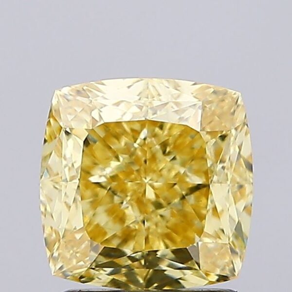2.07 carat,  colour, VS1 clarity, Cushion shape, Lab Grown Diamond.