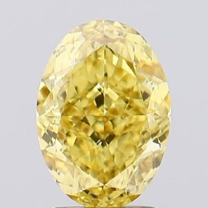 2.52 carat,  colour, SI1 clarity, Oval shape, Lab Grown Diamond.