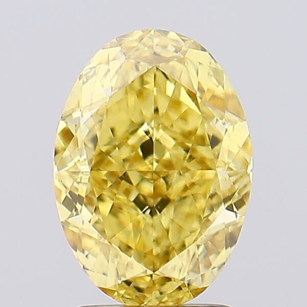 2.52 carat,  colour, SI1 clarity, Oval shape, Lab Grown Diamond.