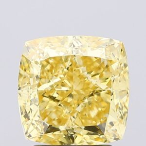 2.76 carat,  colour, SI1 clarity, Cushion shape, Lab Grown Diamond.