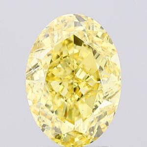 2.74 carat,  colour, VS1 clarity, Oval shape, Lab Grown Diamond.