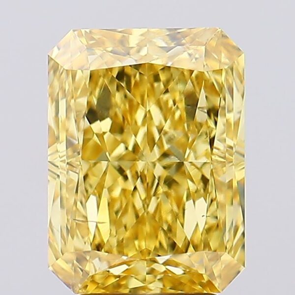 4.62 carat,  colour, VS2 clarity, Radiant shape, Lab Grown Diamond.
