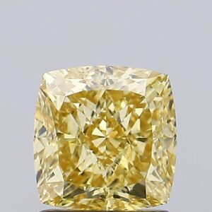 1.54 carat,  colour, VS1 clarity, Cushion shape, Lab Grown Diamond.