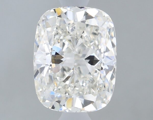 1.74 carat, G colour, VS1 clarity, Cushion shape, Lab Grown Diamond.