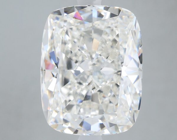 5.53 carat, G colour, VS2 clarity, Cushion shape, Lab Grown Diamond.