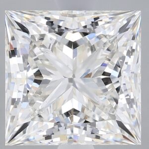 2.62 carat, G colour, VS1 clarity, Princess shape, Lab Grown Diamond.