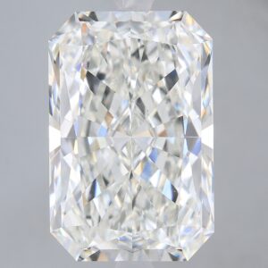 6.59 carat, G colour, VS2 clarity, Radiant shape, Lab Grown Diamond.