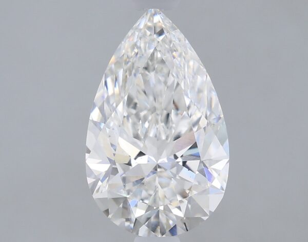 1.63 carat, E colour, VS1 clarity, Pear shape, Lab Grown Diamond.