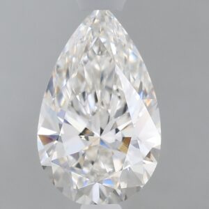 1.06 carat, F colour, IF clarity, Pear shape, Lab Grown Diamond.