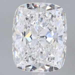 2.74 carat, E colour, VS2 clarity, Cushion shape, Lab Grown Diamond.