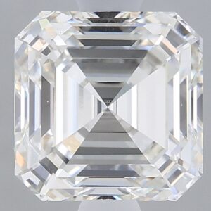 1.41 carat, G colour, VS1 clarity, Asscher shape, Lab Grown Diamond.