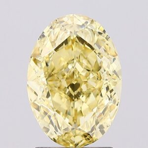 2.1 carat,  colour, VS2 clarity, Oval shape, Lab Grown Diamond.