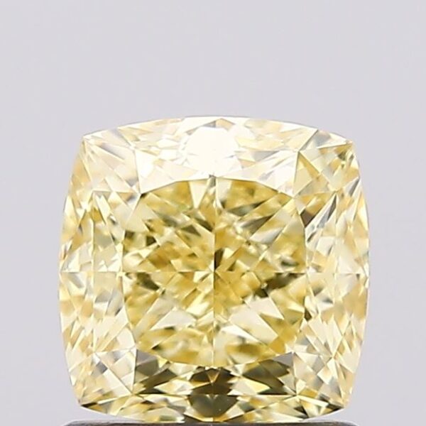1.34 carat,  colour, VVS2 clarity, Cushion shape, Lab Grown Diamond.