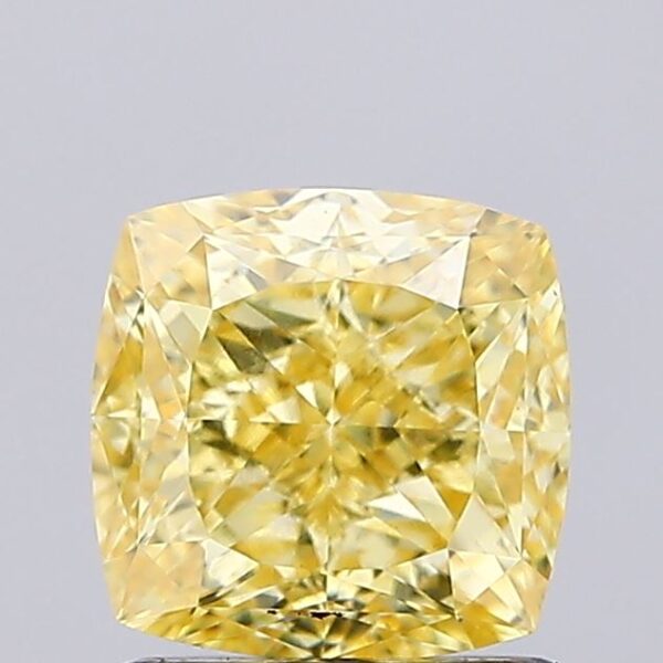 1.64 carat,  colour, VVS2 clarity, Cushion shape, Lab Grown Diamond.