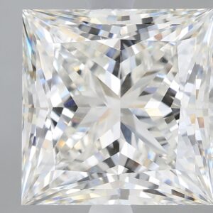 3.87 carat, G colour, VS1 clarity, Princess shape, Lab Grown Diamond.