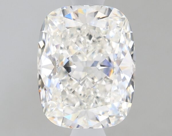 1.65 carat, F colour, VS1 clarity, Cushion shape, Lab Grown Diamond.