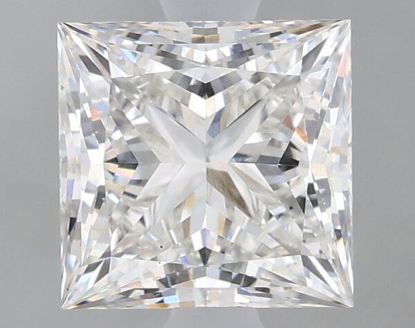 1.7 carat, G colour, VS1 clarity, Princess shape, Lab Grown Diamond.