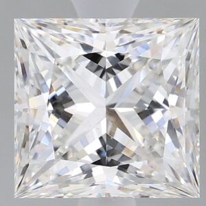 1.69 carat, F colour, VS1 clarity, Princess shape, Lab Grown Diamond.