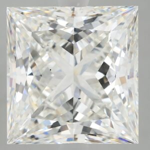 4.84 carat, G colour, VS1 clarity, Princess shape, Lab Grown Diamond.