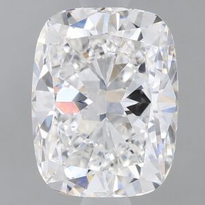 1.66 carat, F colour, VVS2 clarity, Cushion shape, Lab Grown Diamond.