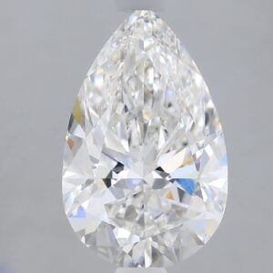 1.64 carat, E colour, VS1 clarity, Pear shape, Lab Grown Diamond.