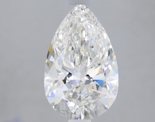 1.64 carat, E colour, VS1 clarity, Pear shape, Lab Grown Diamond.