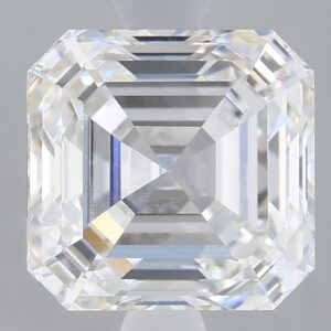 2.37 carat, E colour, VVS2 clarity, Asscher shape, Lab Grown Diamond.