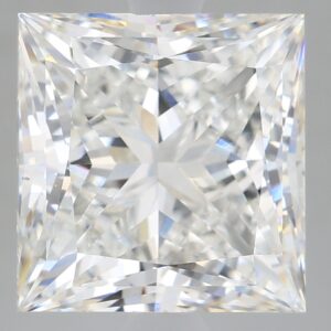 3.38 carat, E colour, VS1 clarity, Princess shape, Lab Grown Diamond.