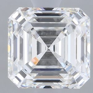 1.47 carat, F colour, VS1 clarity, Asscher shape, Lab Grown Diamond.