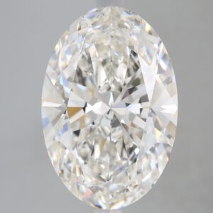 5.66 carat, G colour, VS1 clarity, Oval shape, Lab Grown Diamond.