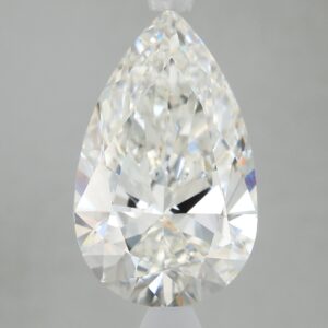 3.13 carat, G colour, VVS2 clarity, Pear shape, Lab Grown Diamond.