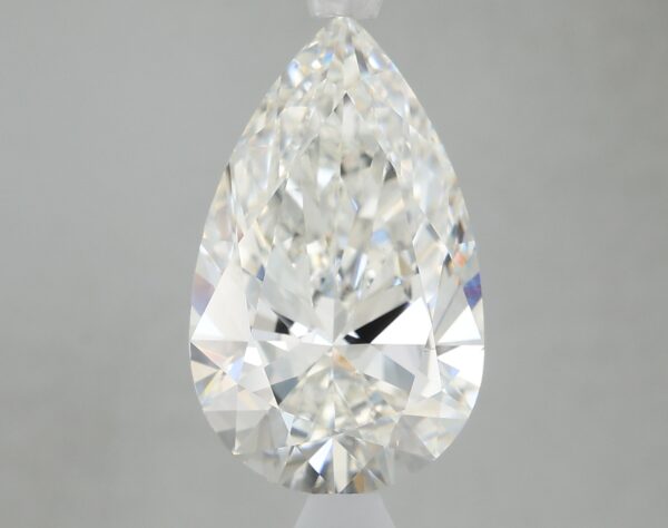 3.13 carat, G colour, VVS2 clarity, Pear shape, Lab Grown Diamond.