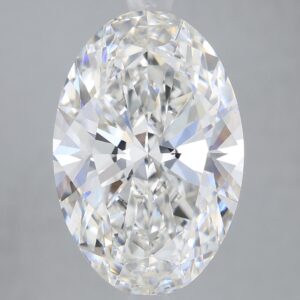 4.23 carat, G colour, VS1 clarity, Oval shape, Lab Grown Diamond.