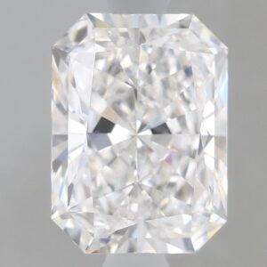 1.69 carat, D colour, VS1 clarity, Radiant shape, Lab Grown Diamond.