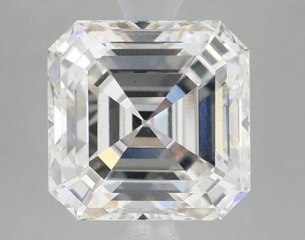 3.13 carat, G colour, VS1 clarity, Asscher shape, Lab Grown Diamond.