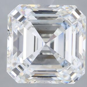 4.38 carat, G colour, VS1 clarity, Asscher shape, Lab Grown Diamond.