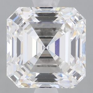 1.97 carat, F colour, VS1 clarity, Asscher shape, Lab Grown Diamond.
