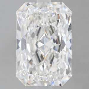 3.26 carat, E colour, VS1 clarity, Radiant shape, Lab Grown Diamond.