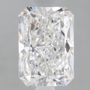 1.64 carat, F colour, VVS2 clarity, Radiant shape, Lab Grown Diamond.