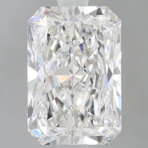 1.74 carat, F colour, VS1 clarity, Radiant shape, Lab Grown Diamond.