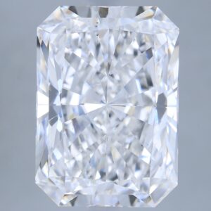 4.34 carat, E colour, VS2 clarity, Radiant shape, Lab Grown Diamond.