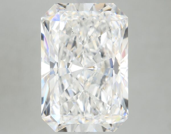 5.1 carat, E colour, VS2 clarity, Radiant shape, Lab Grown Diamond.