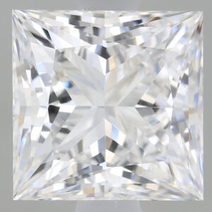 1.61 carat, D colour, VS1 clarity, Princess shape, Lab Grown Diamond.